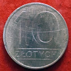 10 Złotych 1986 Reverse