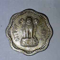 Two or 2 Paisa 1964 Copper - Nickel Obverse : Ashoka Lion Capital