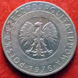 20 Złotych  1976 Obverse