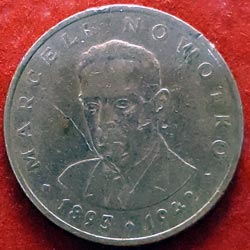 20 Złotych Marceli Nowotko Obverse