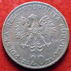 20 Złotych Marceli Nowotko Reverse