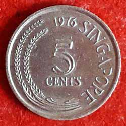 5 Cents Coin Obverse 1980
