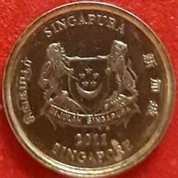 5 Cents Coin Obverse