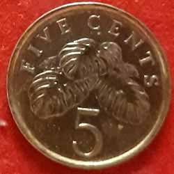 Five Cents Coin Reverse
