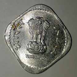 5 Paisa 1989  Obverse : Ashoka Lion Capital