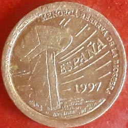 5 Pesetas Islas Baleares 1997 Obverse