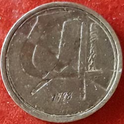 5 Pesetas - Juan Carlos I 1998 Obverse