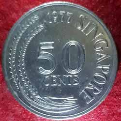 Fifty Cents Coin Reverse