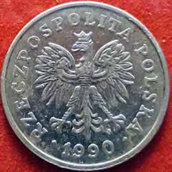 50 Złotych 1990 Obverse