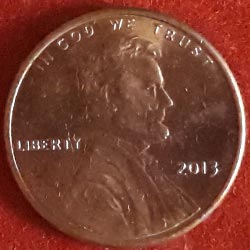 US Coins 1 Cent "Lincoln Cent - Shield Reverse" Obverse