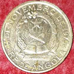 Angola 1 Kwanza 1979 Obverse