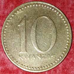 Angola Coin 10 Kwanzas 1978 Reverse