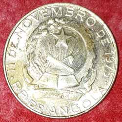 Angola Coin 2 Kwanzas 1977 Obverse