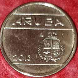 Aruba  5 Cents 2013 obverse