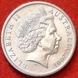 5 Cents - Elizabeth II 4th Portrait Obverse