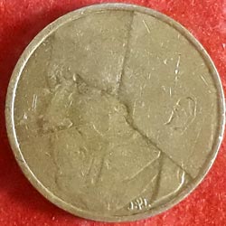 Belgium Five or 5 Franc - Baudouin I Coin Obverse
