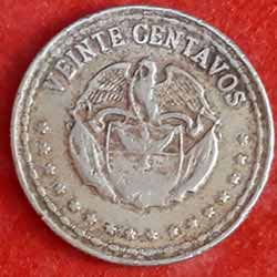 20 Centavos Coin Obverse