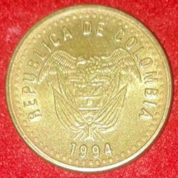 20 pesos Coin Obverse