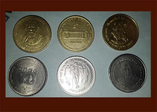Five or 5 Rupees Coins 2000 Reverse