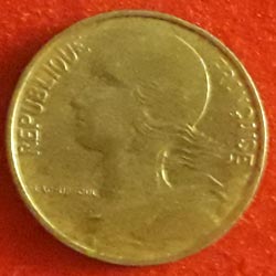 10 Centimes Coin Obverse