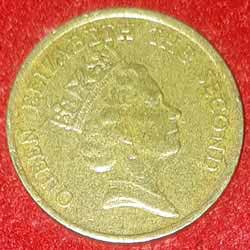 10 Cents Coin Elizabeth II 3rd portrait Obverse