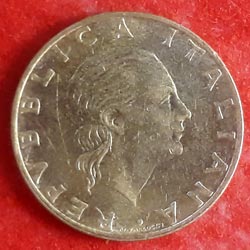 200 Lire Military Aviation Obverse