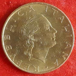 200 Lire Taranto Naval Arsenal Obverse