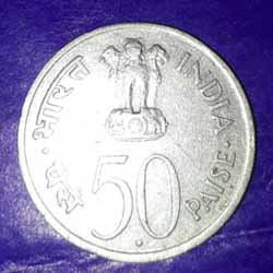 Jawaharlal Nehru 1889 - 1964 (English Legend)  1964 Commemorative Coins  Obverse