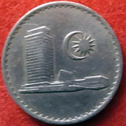10 Sen Coin 1968 Obverse