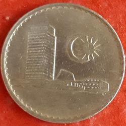 Malaysia 50 Sen Coin 1983 Reverse