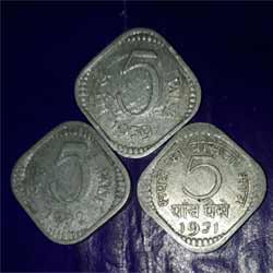 Old Five Paise 1972 Five paise 1971 Five paise 1979 for sell