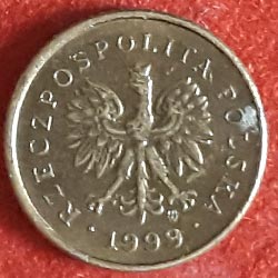 1 Grosz non-magnetic Obverse