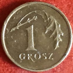 1 Grosz non-magnetic  Reverse