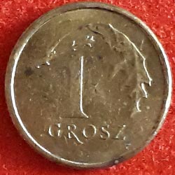 1 Grosz non-magnetic Reverse