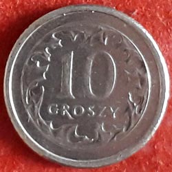 Poland 10 Groszy Reverse