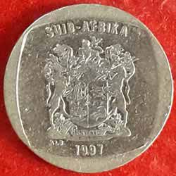 One Rand Afrikaans Legend Suid Afrika Obverse