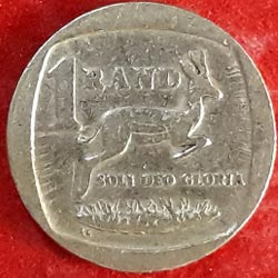 One Rand Suid Afrika Reverse