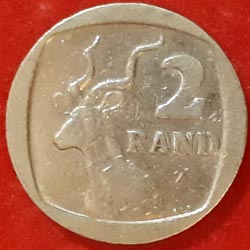 South Africa 2 Rand Suid Afrika Reverse