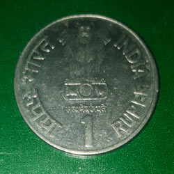 Veer Durgadas 1638 - 1718 One Rs 2003 Commemorative Coins  Obverse